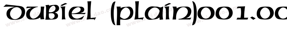 Dubiel (Plain)001.001字体转换